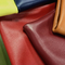 ODM PVC Faux Leather Fabric Apparel 1.65mm Kain Kulit PU Coklat Kemerahan